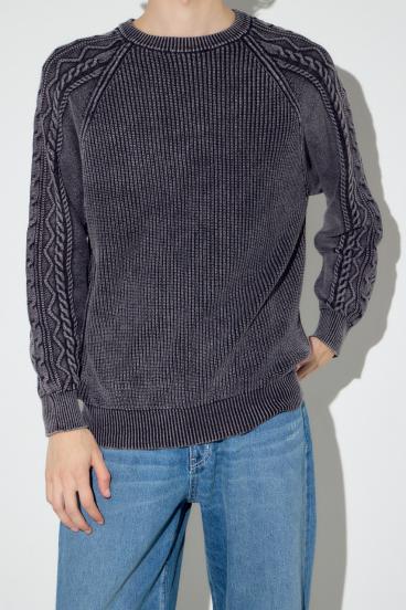 ヴィンテージウォッシュニットトップス