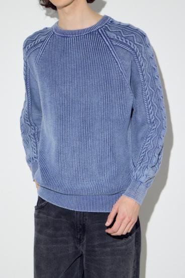 ヴィンテージウォッシュニットトップス