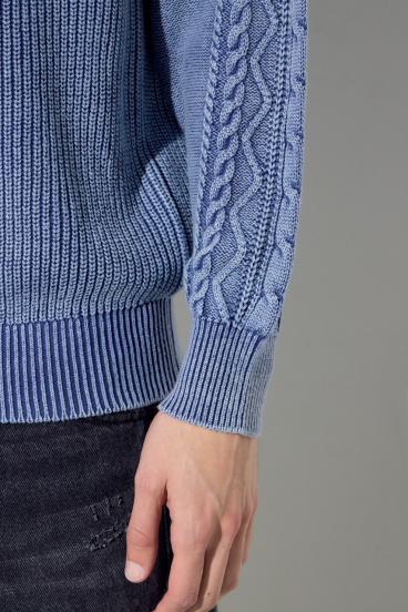 ヴィンテージウォッシュニットトップス 詳細画像