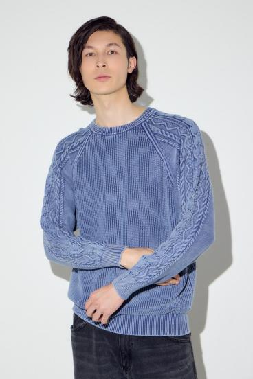 ヴィンテージウォッシュニットトップス