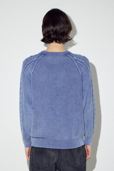 ヴィンテージウォッシュニットトップス 詳細画像