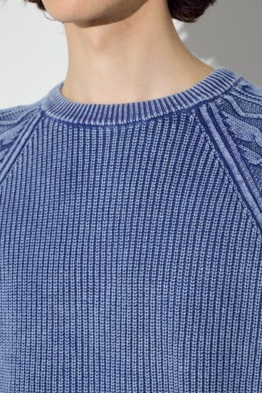 ヴィンテージウォッシュニットトップス 詳細画像