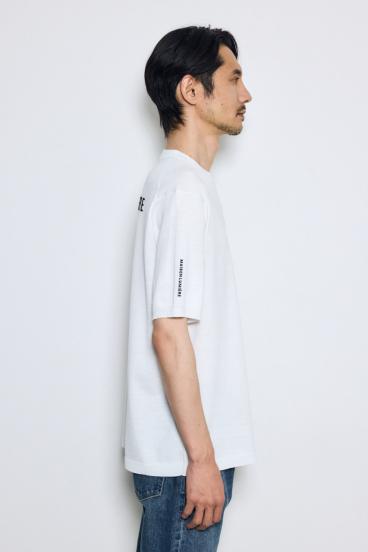 バック刺繍半袖ニットトップス 詳細画像