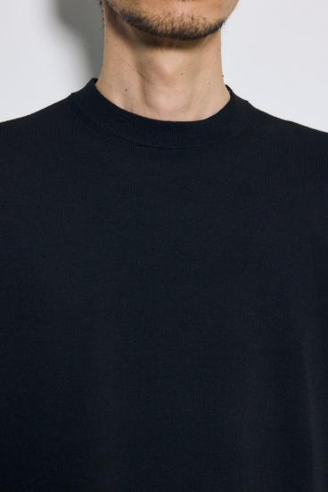 バック刺繍半袖ニットトップス 詳細画像