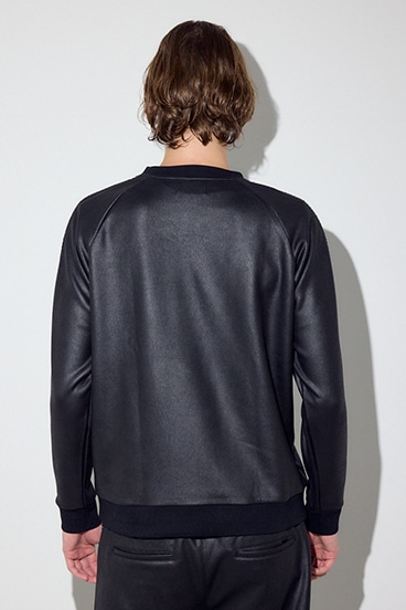 フェイクレザーライントップス 詳細画像