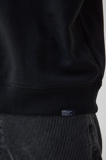 筆記体バックプリント裏毛トップス 詳細画像