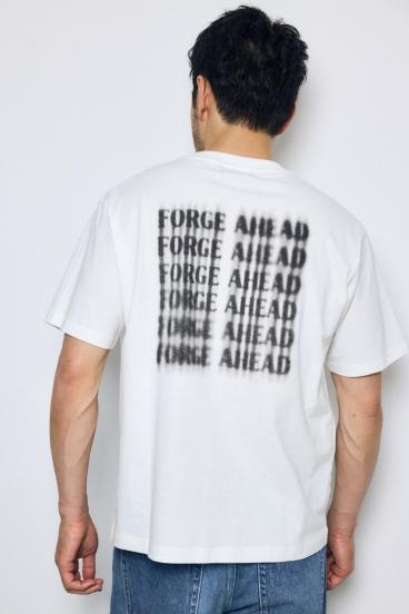 ぼかしバックプリントTEE
