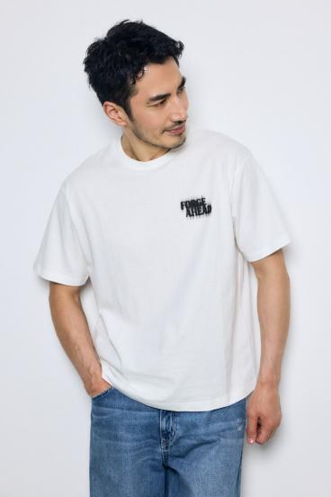 ぼかしバックプリントTEE
