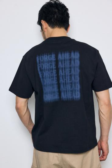 ぼかしバックプリントTEE