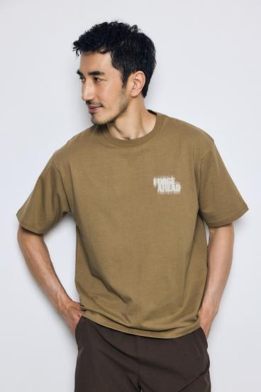 ぼかしバックプリントTEE