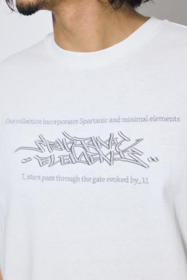 エンブロイダリーロゴTシャツ 詳細画像