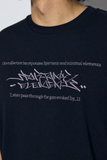 エンブロイダリーロゴTシャツ 詳細画像