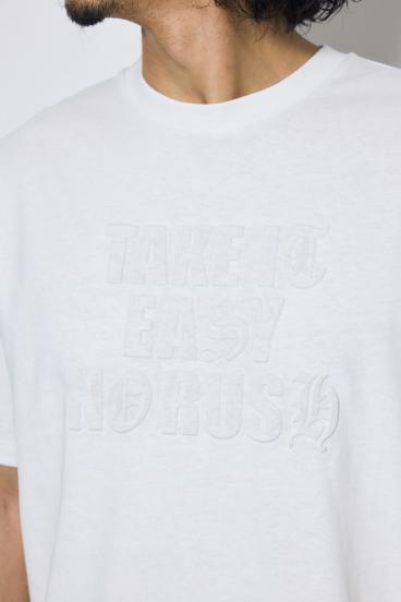エンボスロゴTシャツ 詳細画像