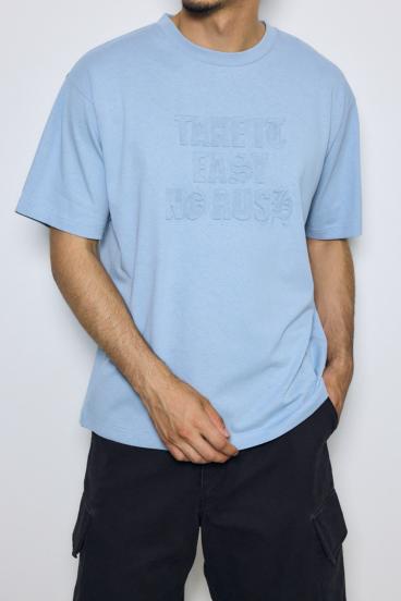 エンボスロゴTシャツ