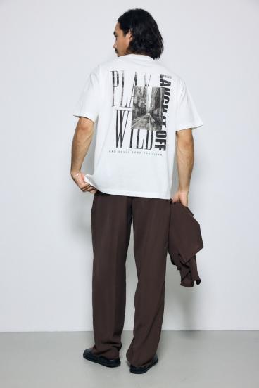 バーティカルグラフィックTシャツ 詳細画像