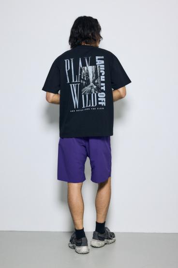 バーティカルグラフィックTシャツ 詳細画像