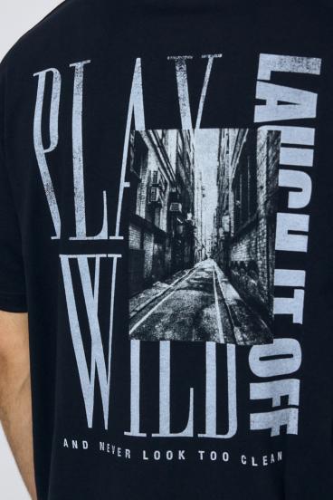 バーティカルグラフィックTシャツ 詳細画像