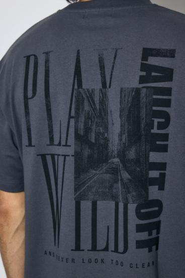 バーティカルグラフィックTシャツ 詳細画像
