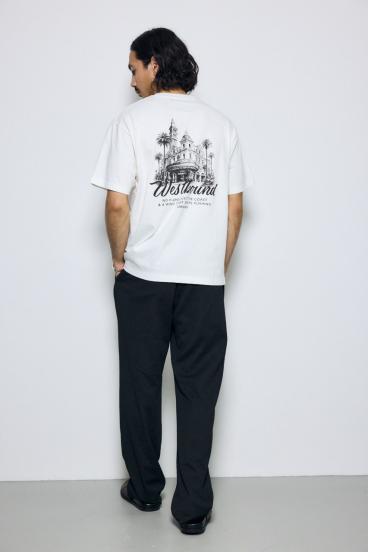 リゾートバックグラフィックTシャツ 詳細画像