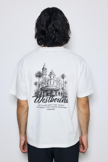 リゾートバックグラフィックTシャツ 詳細画像