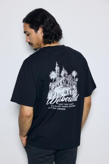 リゾートバックグラフィックTシャツ 詳細画像