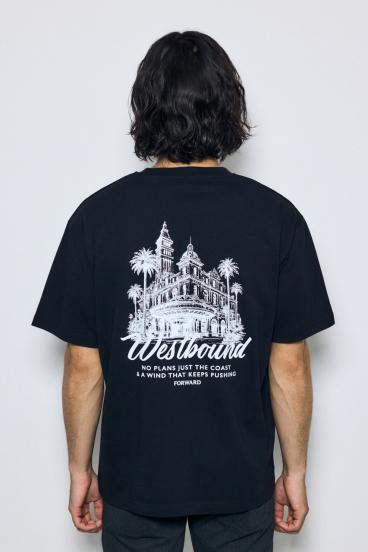 リゾートバックグラフィックTシャツ 詳細画像