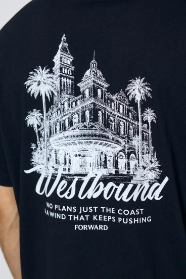 リゾートバックグラフィックTシャツ 詳細画像