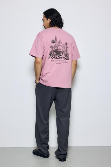 リゾートバックグラフィックTシャツ 詳細画像