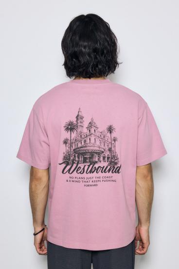 リゾートバックグラフィックTシャツ 詳細画像