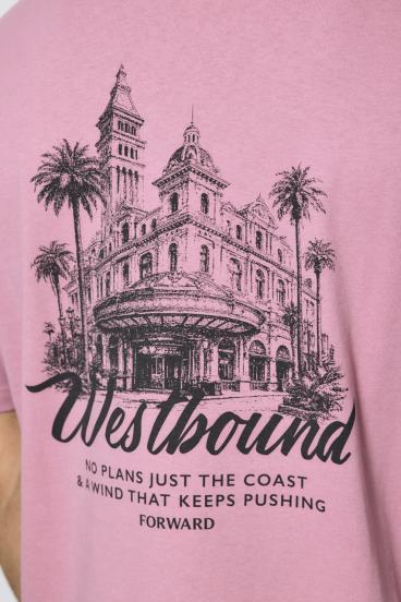 リゾートバックグラフィックTシャツ 詳細画像