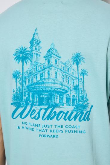 リゾートバックグラフィックTシャツ 詳細画像