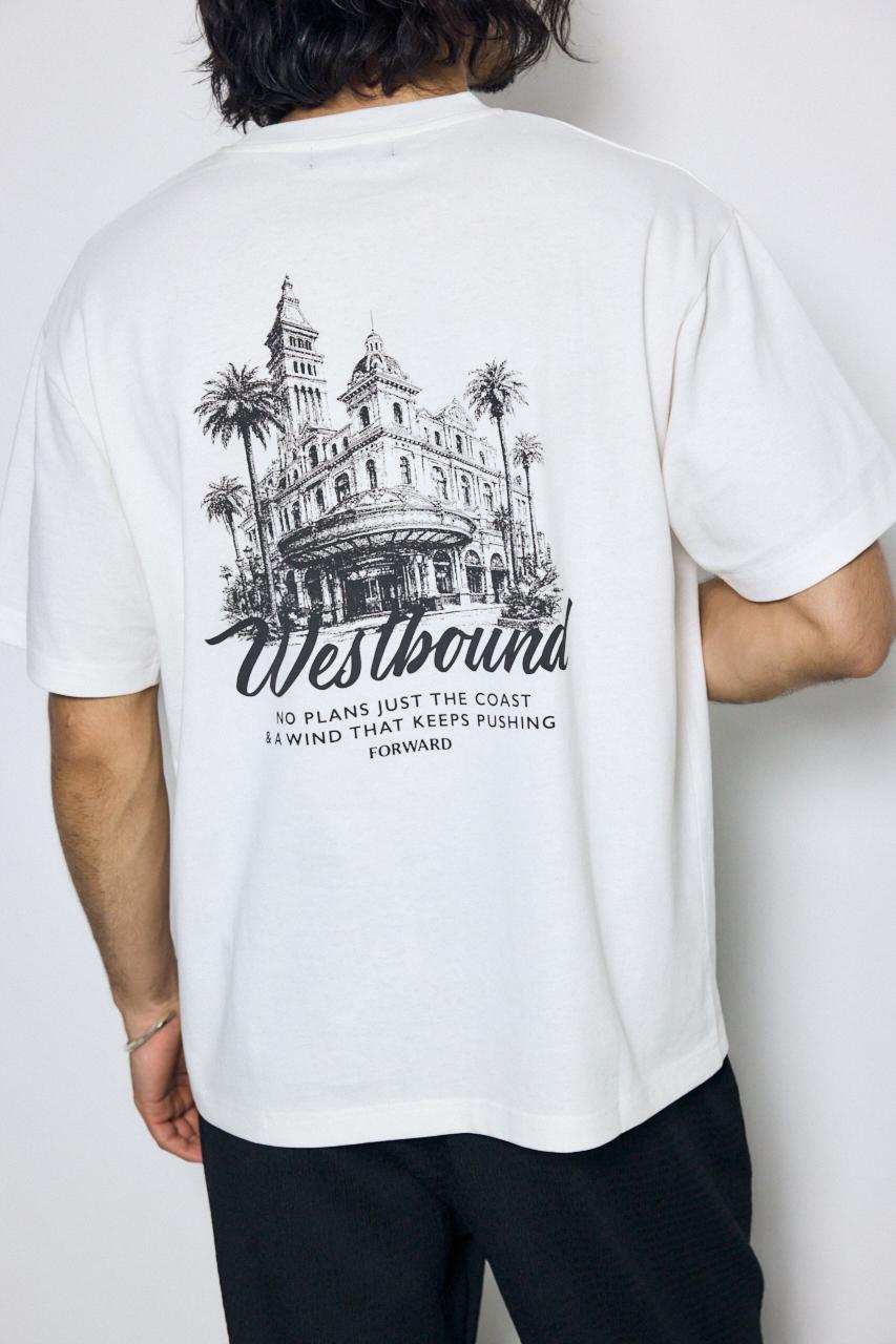 リゾートバックグラフィックTシャツ