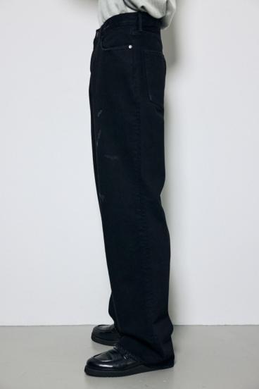 AZUL DENIM ダメージワイドデニム 詳細画像