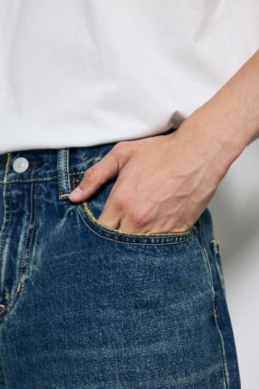 AZUL DENIM ダメージワイドデニム 詳細画像