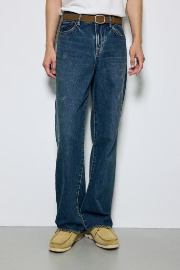 AZUL DENIM ダメージワイドデニム