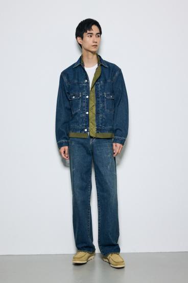 AZUL DENIM ダメージワイドデニム 詳細画像