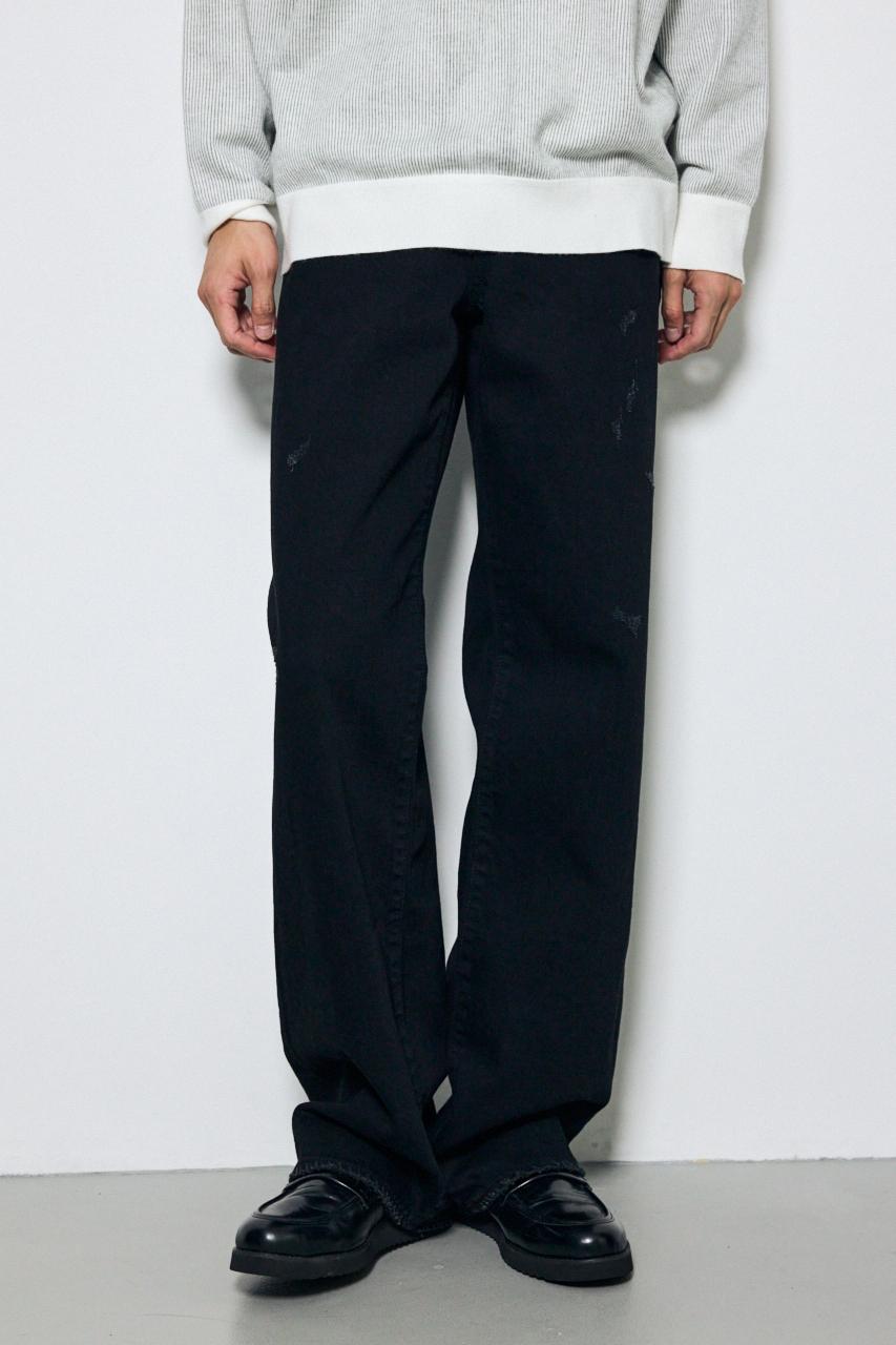 AZUL DENIM ダメージワイドデニム