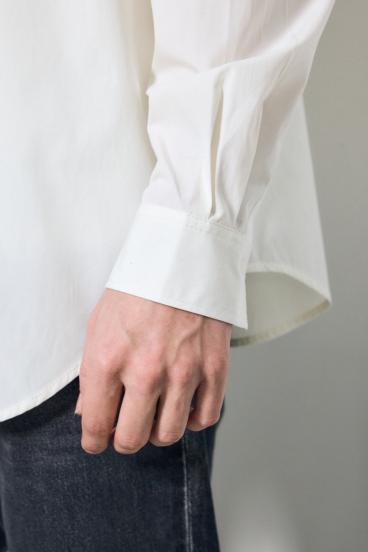 ジップアップ長袖シャツ 詳細画像