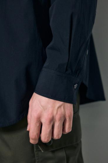 ジップアップ長袖シャツ 詳細画像