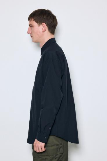 ジップアップ長袖シャツ 詳細画像