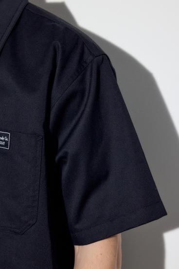 ハーフジップワークシャツ 詳細画像