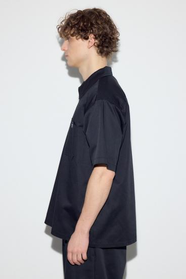 ハーフジップワークシャツ 詳細画像