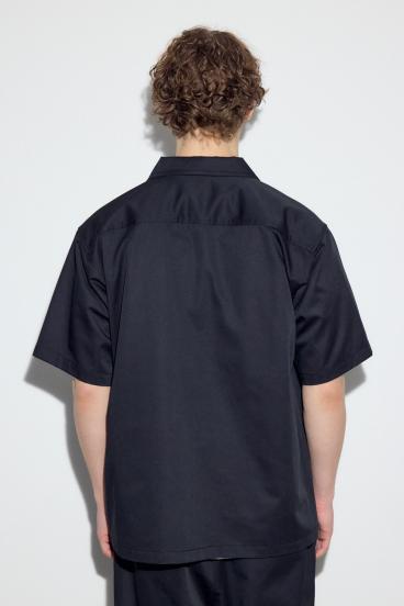 ハーフジップワークシャツ 詳細画像