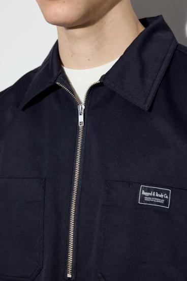 ハーフジップワークシャツ 詳細画像