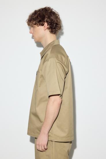 ハーフジップワークシャツ 詳細画像