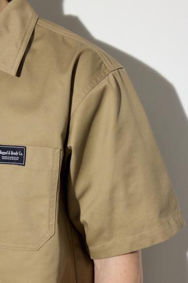 ハーフジップワークシャツ 詳細画像