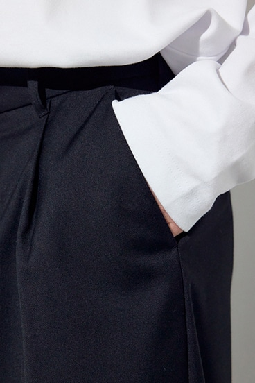 【SS先行アイテム】ワンタックワイドスラックス 詳細画像