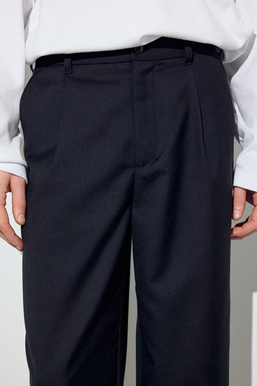 【SS先行アイテム】ワンタックワイドスラックス 詳細画像