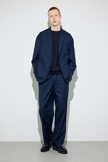 【SS先行アイテム】ワンタックワイドスラックス 詳細画像