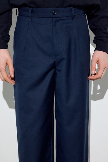 【SS先行アイテム】ワンタックワイドスラックス 詳細画像